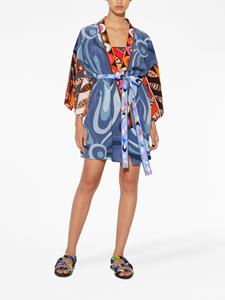 PUCCI Mini-jurk met print - Blauw