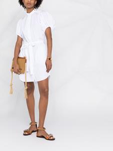 stellamccartney Stella McCartney Blousejurk met gestrikte taille - Wit