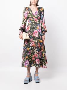 JANE Raphaella midi-jurk met bloemenprint - Veelkleurig