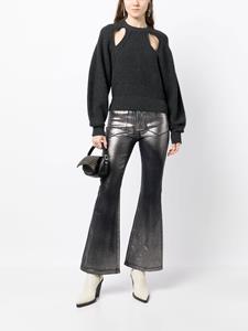 Madison.Maison Jeans met metallic-effect - Zilver