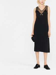 simonerocha Simone Rocha Mouwloze midi-jurk - Zwart