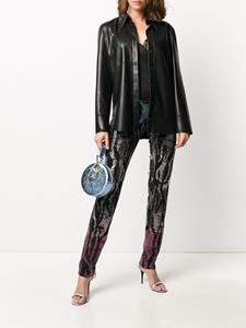philippplein Philipp Plein Jegging met zebraprint - Zwart