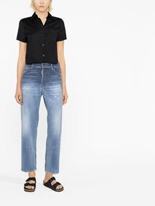 DSQUARED2 Jeans met gerafelde afwerking - Blauw