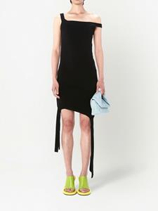 jwanderson JW Anderson Asymmetrische mini-jurk - Zwart