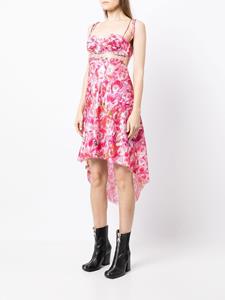 natashazinko Natasha Zinko Midi-jurk met bloemenprint - Roze