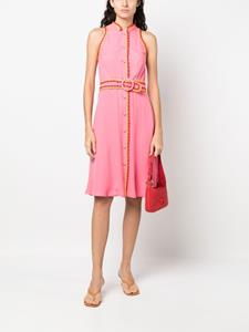 Moschino Blousejurk met ceintuur - Roze