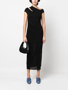helmutlang Helmut Lang Asymmetrische jurk - Zwart