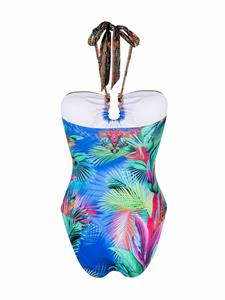Camilla Badpak met print - Blauw