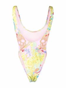 philippplein Philipp Plein Badpak met doodskopprint - Roze