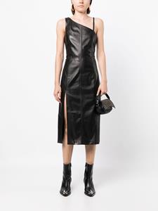 Drome Asymmetrische midi-jurk - Zwart