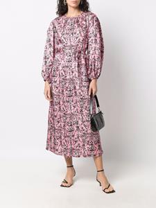 Patou Maxi-blousejurk met print - Roze