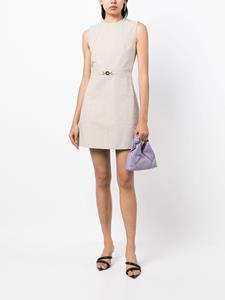 Patou Mini-jurk met logo jacquard - Beige