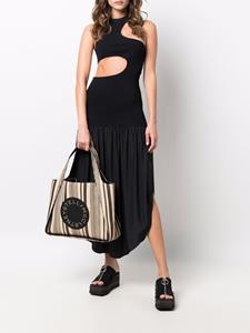 stellamccartney Stella McCartney Asymmetrische jurk - Zwart