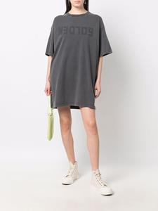 goldengoose Golden Goose T-shirtjurk met logoprint - Grijs