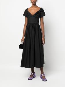 Vivetta Flared midi-jurk - Zwart