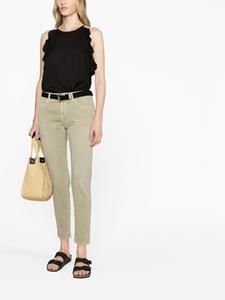Cropped jeans - Beige