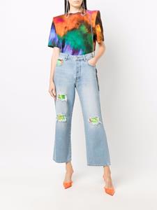philippplein Philipp Plein Cropped jeans - Blauw