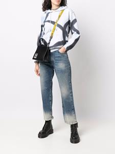 R13 Jeans met gerafelde afwerking - Blauw