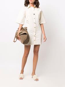 Nanushka Blousejurk met korte mouwen - Beige