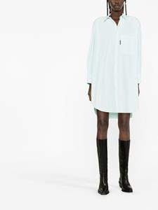 palmangels Palm Angels Oversized blousejurk - Blauw