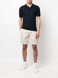 orlebarbrown Orlebar Brown Poloshirt met knopenbies - Blauw