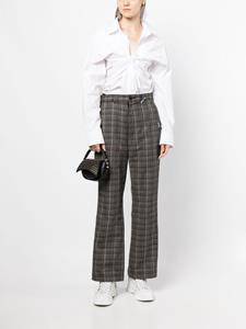 maisonmiharayasuhiro Maison MIHARA YASUHIRO Geruite broek - Zwart