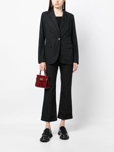 ASPESI Cropped flared broek - Blauw