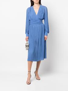 Rochas Midi-jurk met plissé detail - Blauw