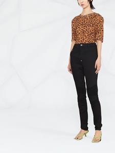 philippplein Philipp Plein High waist bikerjeans - Zwart