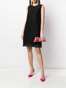 dolce&gabbana Dolce & Gabbana Shiftjurk met kant - Zwart