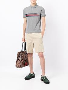 Gucci Gestreept poloshirt - Grijs