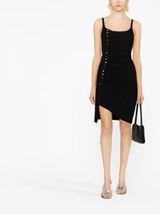 Rabanne Gedrapeerde mini-jurk - Zwart