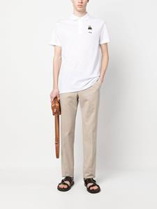 ralphlaurenpurplelabel Ralph Lauren Purple Label Poloshirt met teddybeerprint - Wit