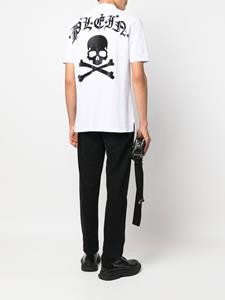 philippplein Philipp Plein Poloshirt met logoprint - Wit