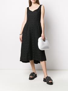 Comme Des Garçons A-lijn midi-jurk - Zwart
