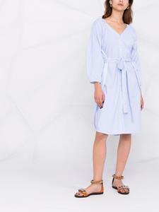 stellamccartney Stella McCartney Gestreepte midi-jurk - Blauw