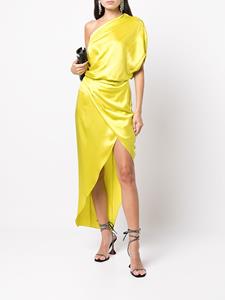 michellemason Michelle Mason Gedrapeerde midi-jurk - Geel