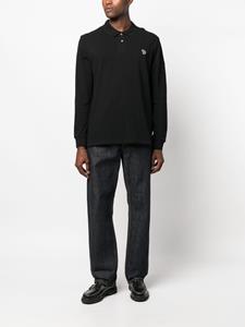 pspaulsmith PS Paul Smith Poloshirt met logopatch - Zwart