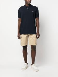 pspaulsmith PS Paul Smith Poloshirt met zebraprint - Blauw