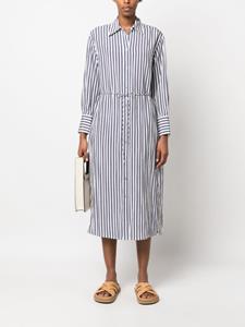 Vince Midi-jurk met ceintuur - Blauw