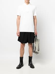 maisonmargiela Maison Margiela Kraagloos poloshirt - Wit