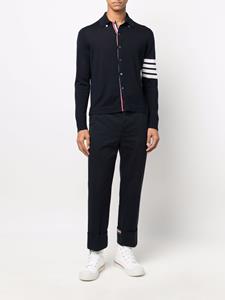 thombrowne Thom Browne 4-Bar gebreid vest - Blauw