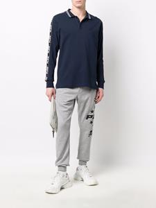 philippplein Philipp Plein Poloshirt met geborduurd logo - Blauw