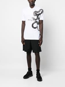 philippplein Philipp Plein Poloshirt met print - Wit