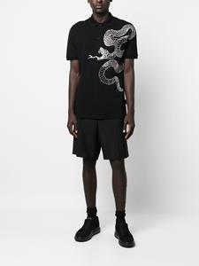 philippplein Philipp Plein Poloshirt met print - Zwart