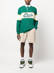 drôledemonsieur Drôle De Monsieur Poloshirt met logoprint - Groen