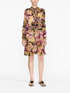 PINKO Mini-jurk met bloemenprint - Zwart