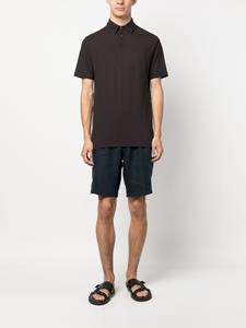 Zanone Katoenen poloshirt - Bruin