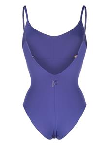 Fisico logo-embellished sleeveless swimsuit - Paars
