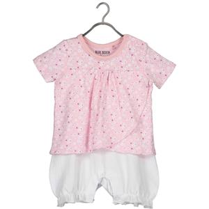 BLUE SEVEN Babyspeler Girls Roze Bloem